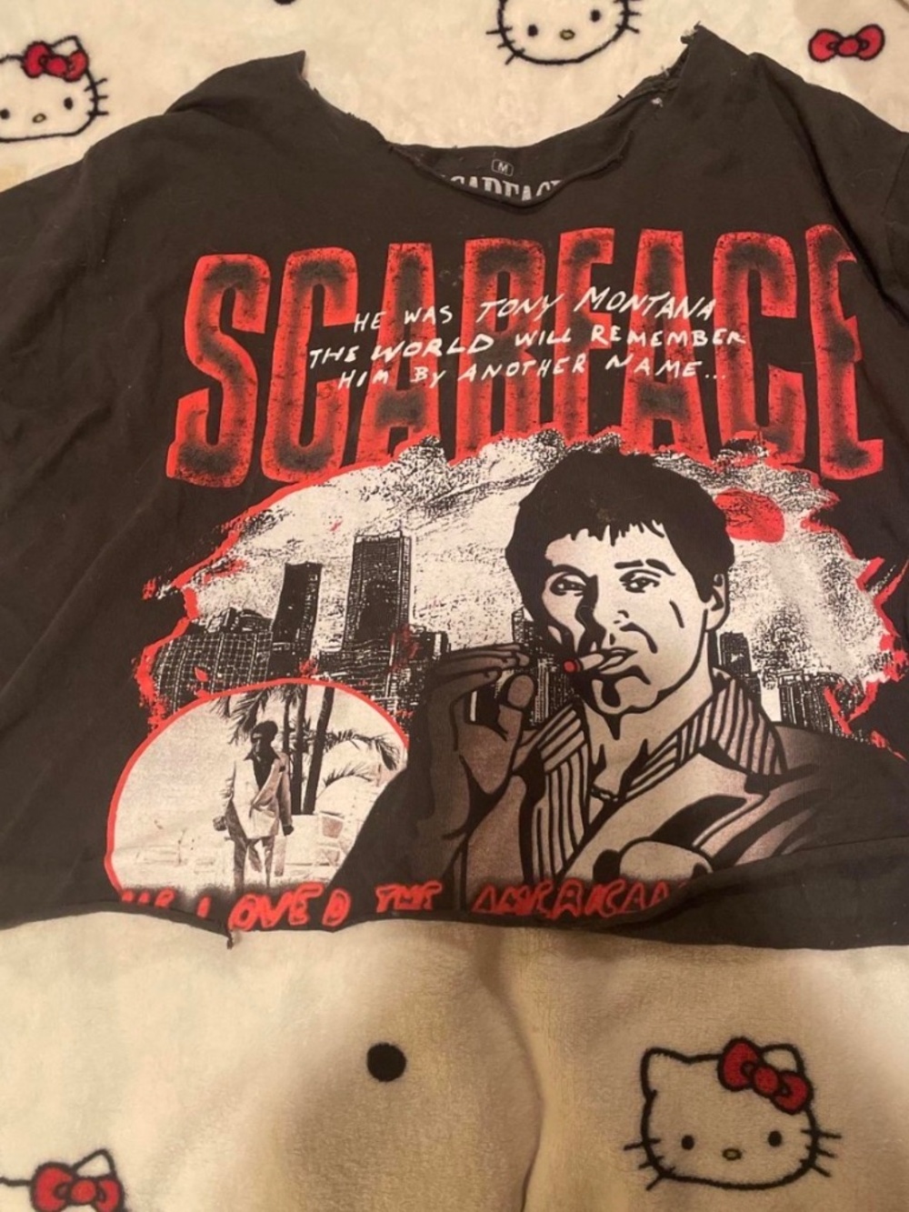 Scarface cropped tee
